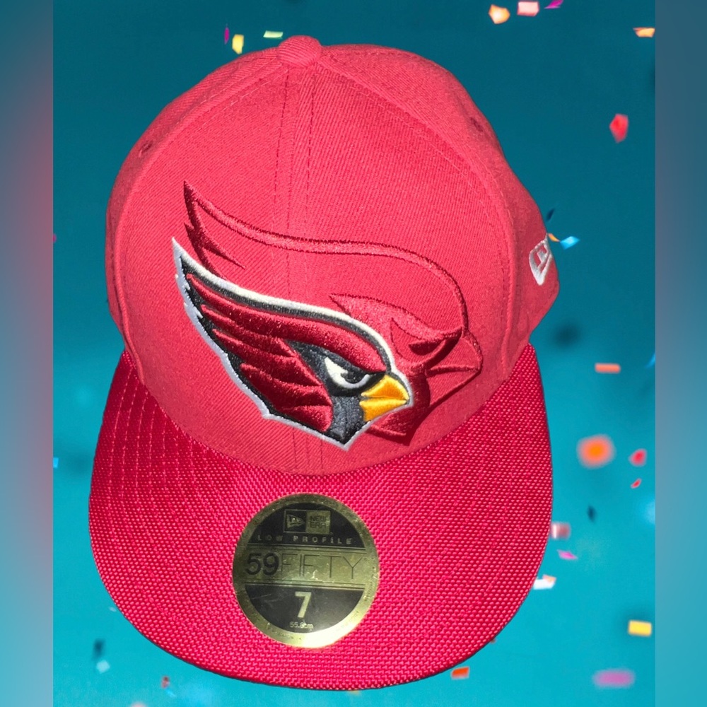 NEW ERA 59FIFTY Official NFL On Field Cap CARDINALS Size 7 Fitted Hat